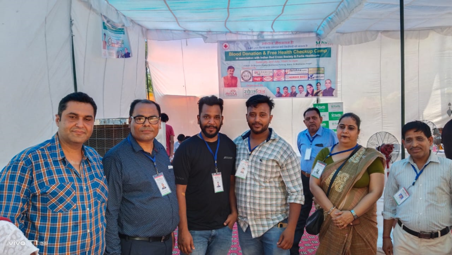 Health and Blood Donation Camp